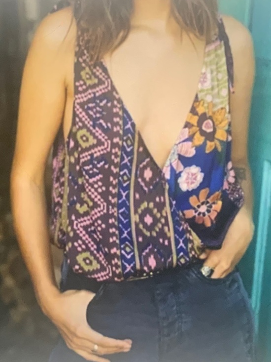 Free People Tops - Free People Tied To You Print Top. NWOT